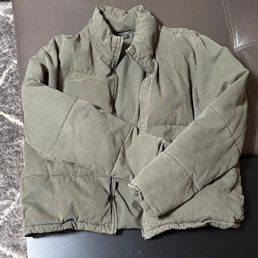 Olive Green Puffer Jacket Brandy/John Galt